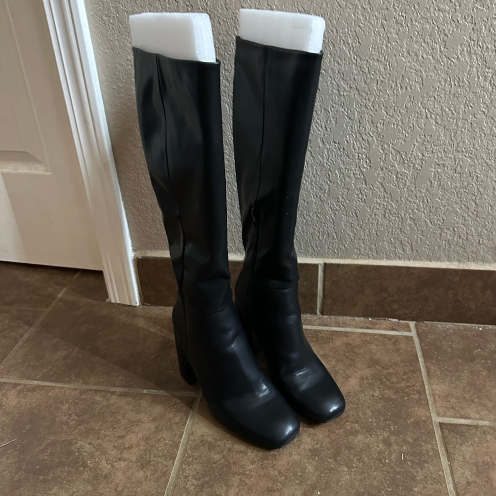 Madden Girl William Black Knee-High Boots - Picture 8 of 9